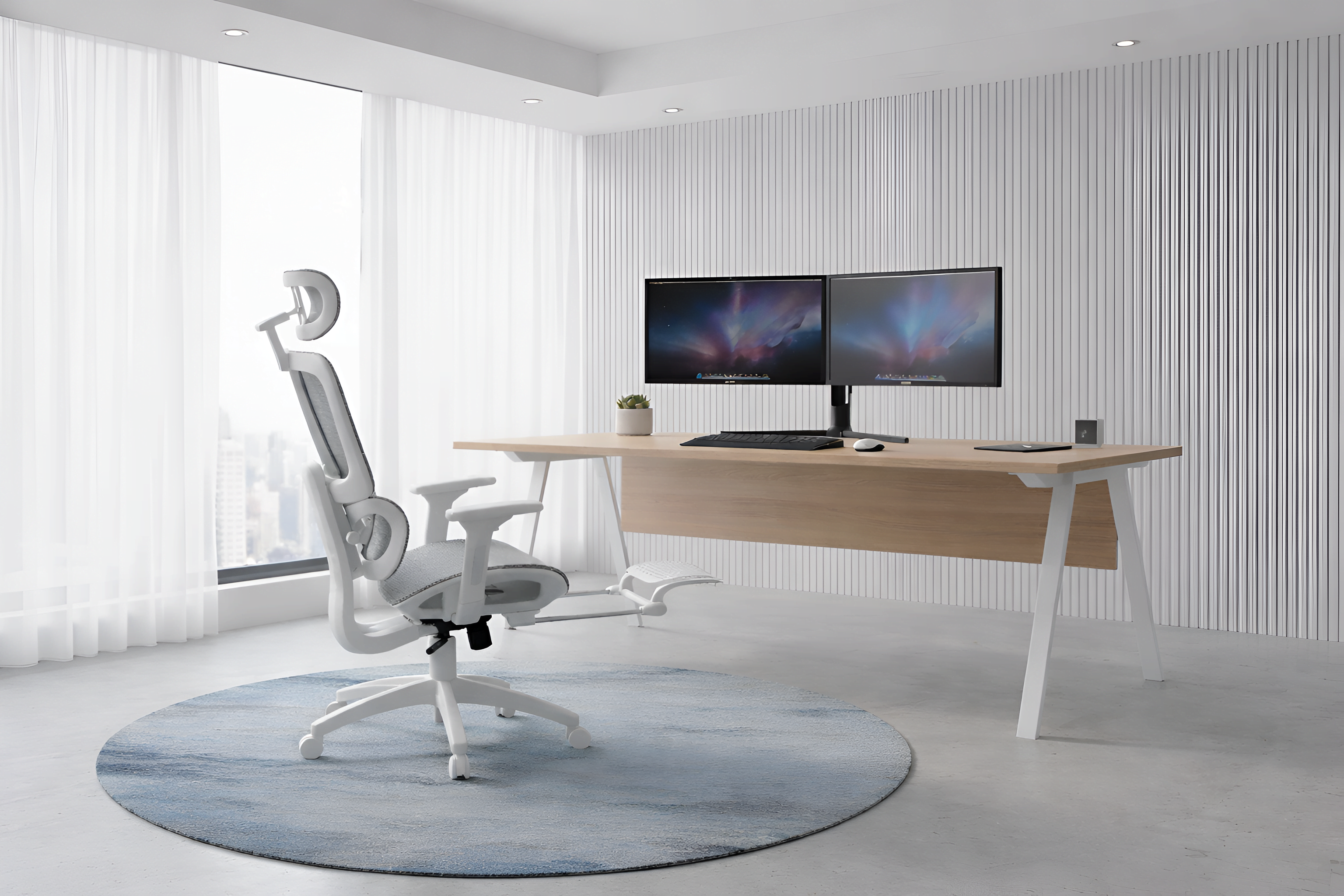  Fotel Biurowy Ergonomiczny DELAGEAR M PRO 750